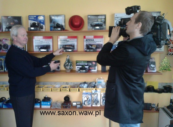 Polsat News u Saxona - cb radio 